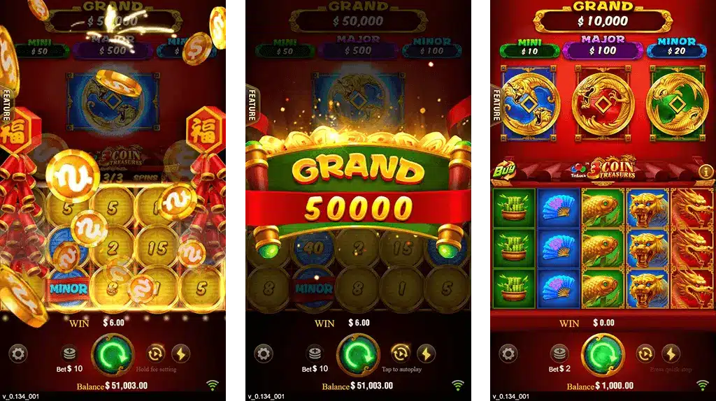 3 Coins 77Casino Bonus